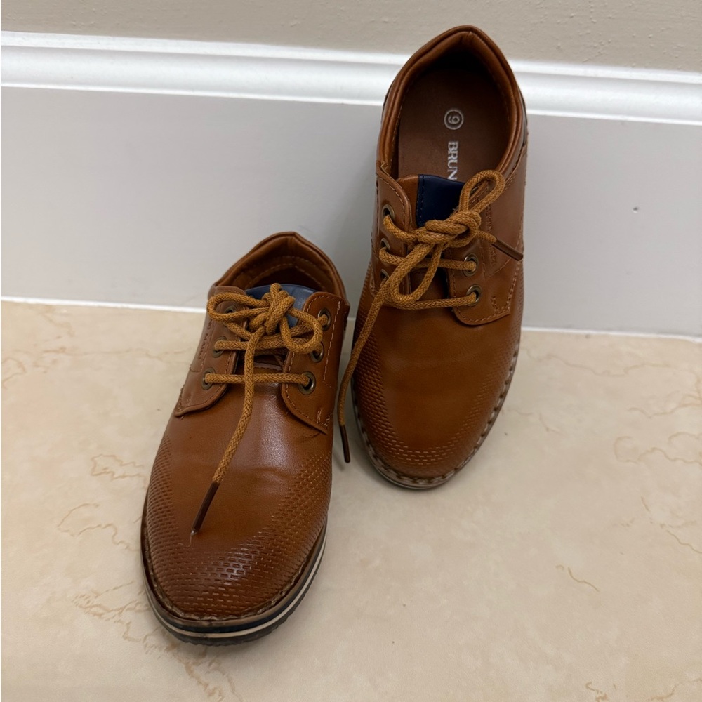 Bruno Marc Boy's Casual Dress Oxford Comfort Shoes size 9 toddler